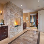 Wonderful Modern Granite Accents Master Bathroom Toilet Cabinet Design Marble Tops Vanity